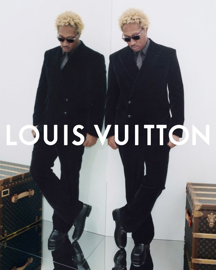 Photo of rapper Future wearing Louis Vuitton