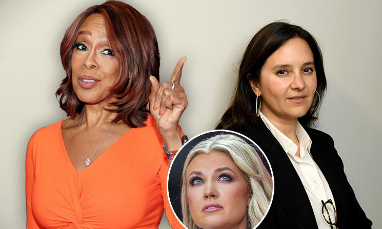 Photo of Gayle King, Bari Weiss, Erika Kirk