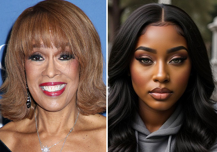 Photo of Xania Monet, Gayle King