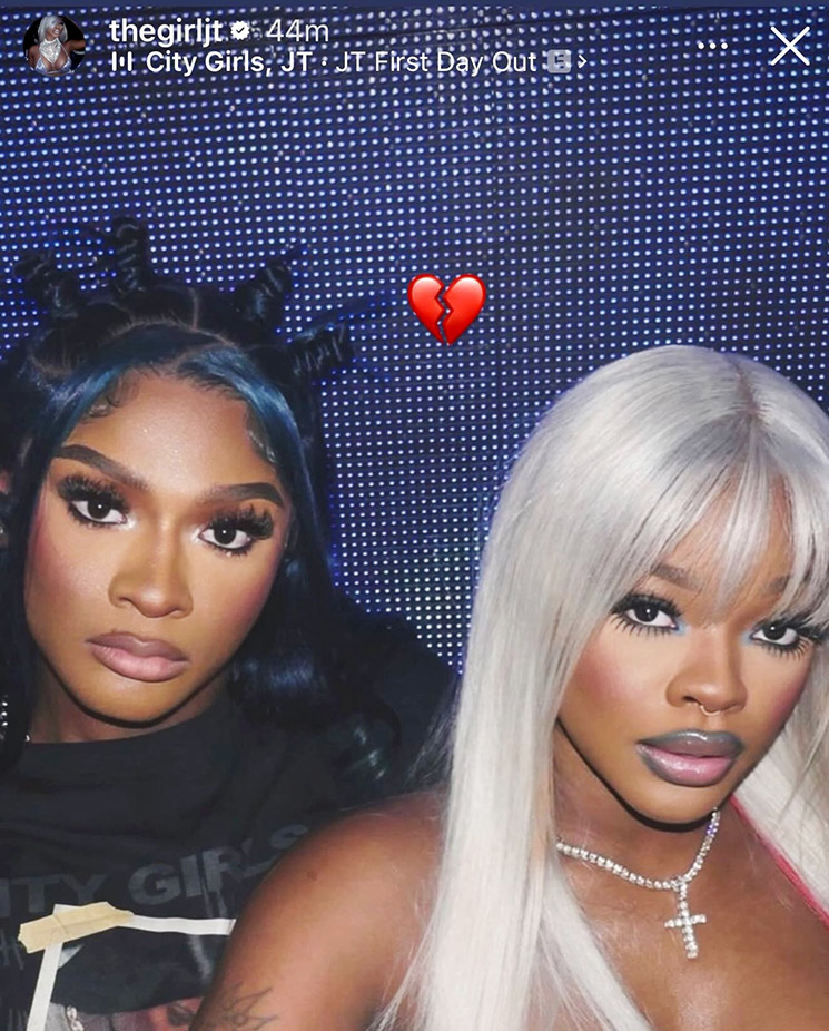 Photo of Girlalala and JT of City Girls