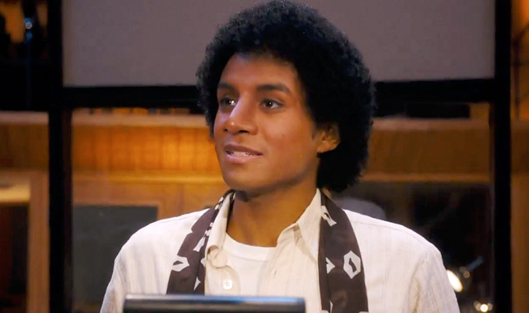 Photo of Jaafar Jackson as Michael Jackson