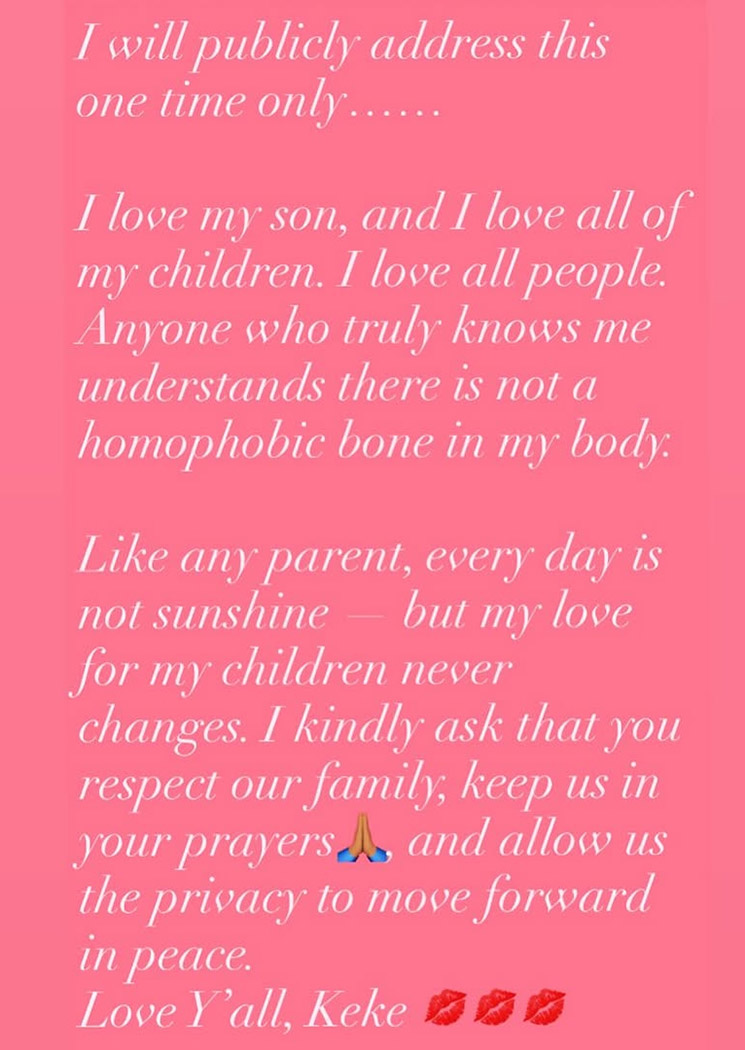 Photo of Keke Wyatt post