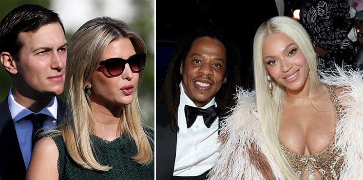 Photo Jared & Ivanka, Beyonce & Jay-Z