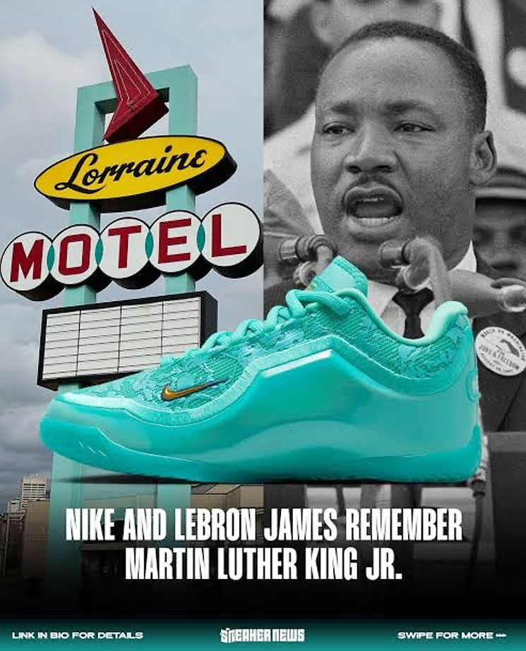 Photo of LeBron James, Martin Luther King Jr