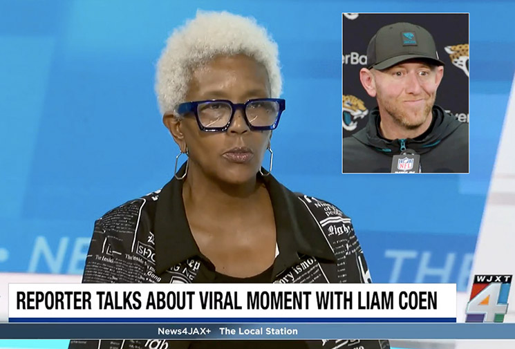 Photo of Lynn Jones-Turpin and Liam Coen