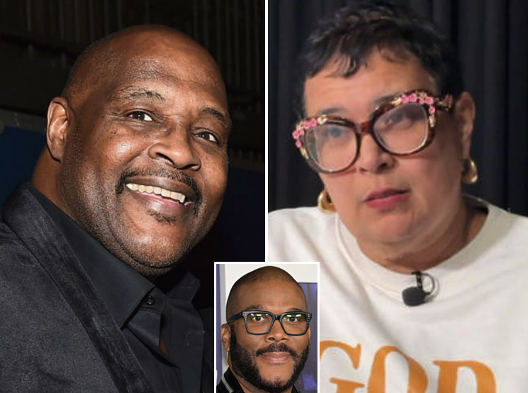 Photo of Marvin Winans, Roberta McCoy, Tyler Perry