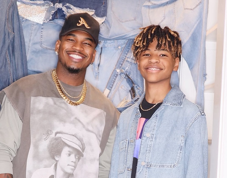 Photo of Ne-Yo and his son Mason Smith