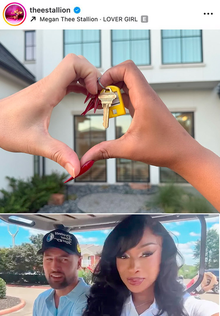 Photo of Megan Thee stallion, Klay Thompson