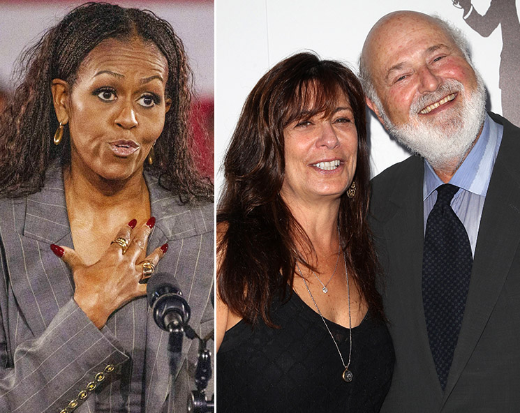 Photo of Michelle Obama, Rob Reiner