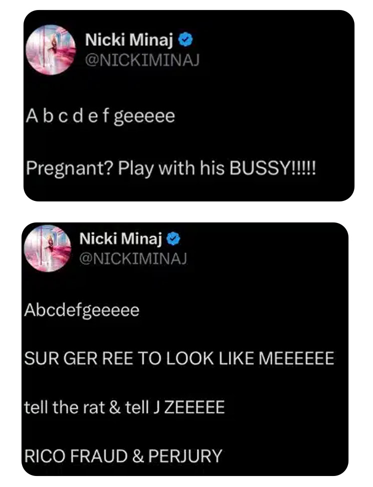 Photo of Nicki Minaj posts