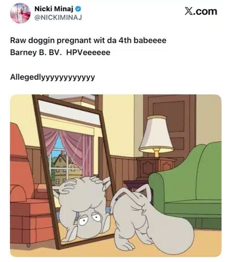 Photo of Nicki Minaj posts