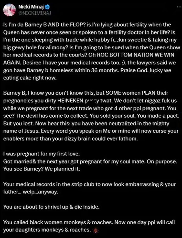 Photo of Nicki Minaj post