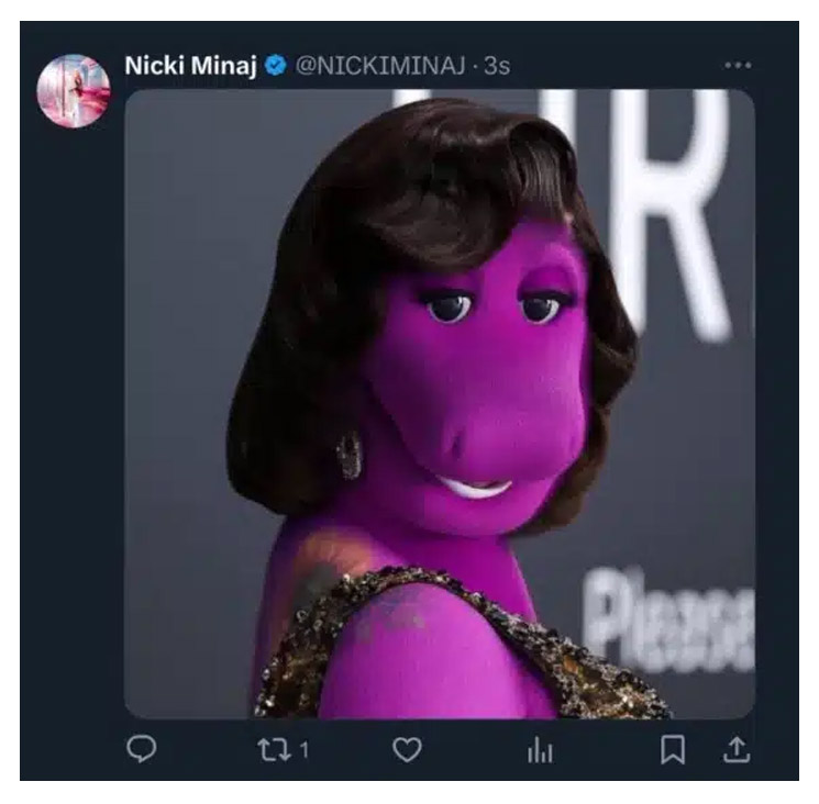 Photo of Nicki Minaj posts