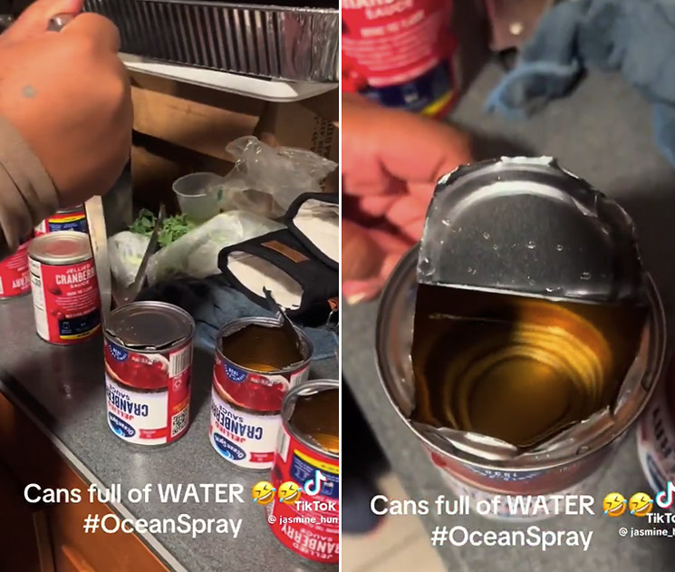 Photo of Ocean Berry cranberry sauce cans