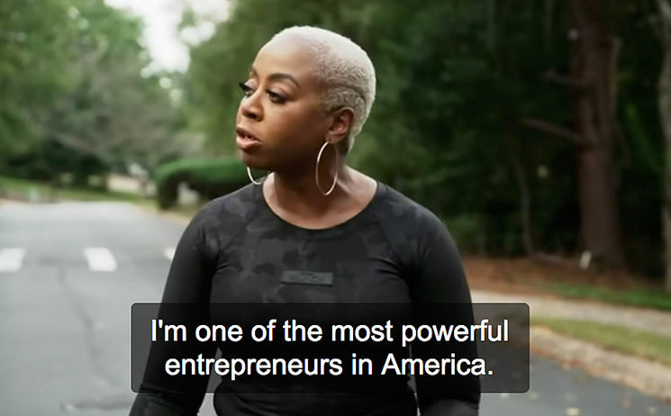 Photo of Pinky Cole in scene from RHOA