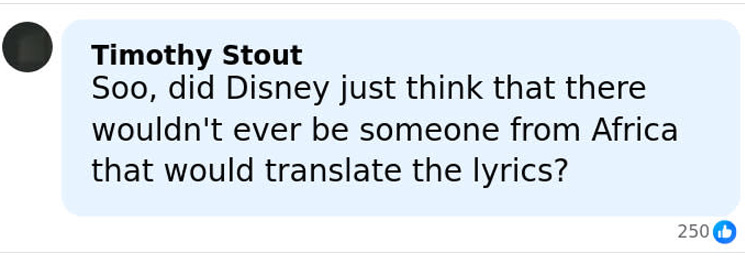 Photo of social media post