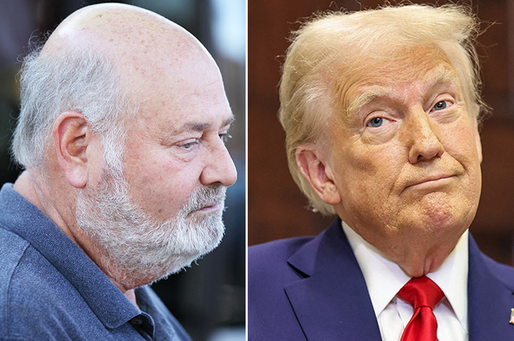 Photo of Rob Reiner, Donald Trump