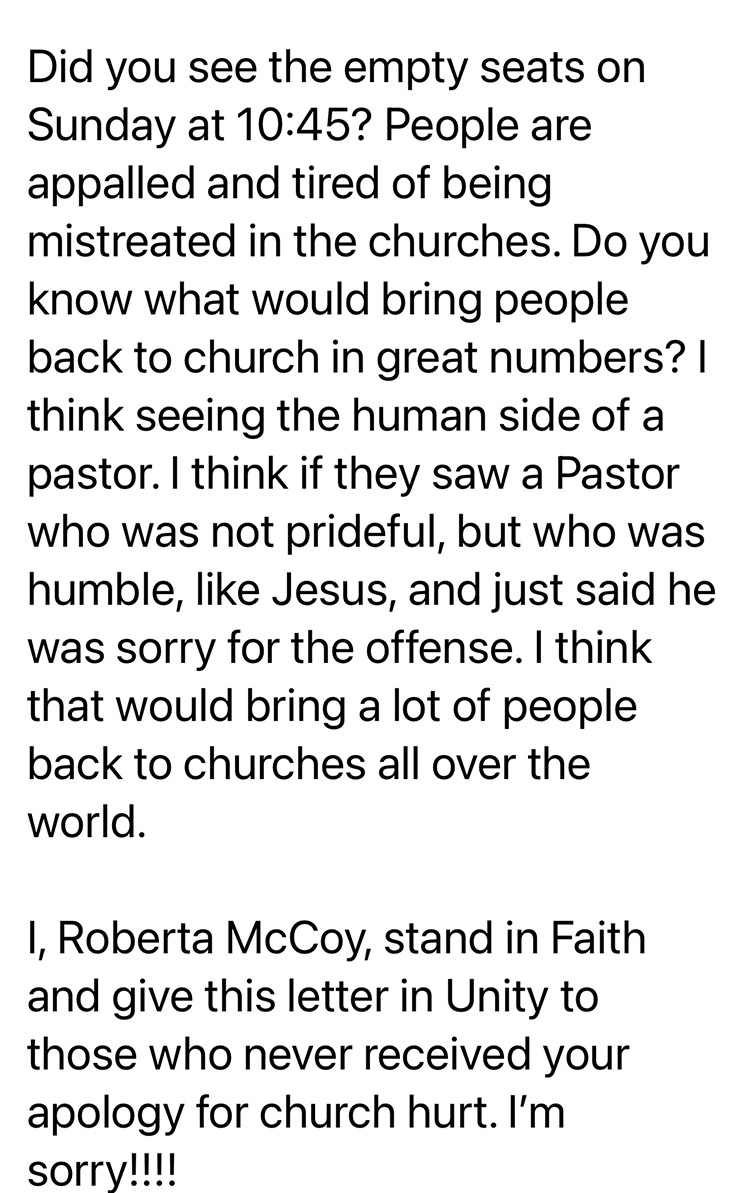 Photo of Roberta McCoy Facebook post