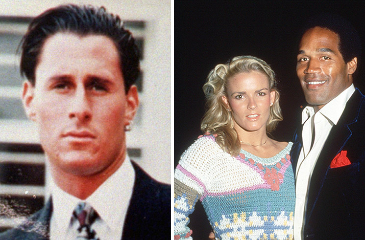 Photo Ron Goldman, Nicole Brown, OJ Simpson