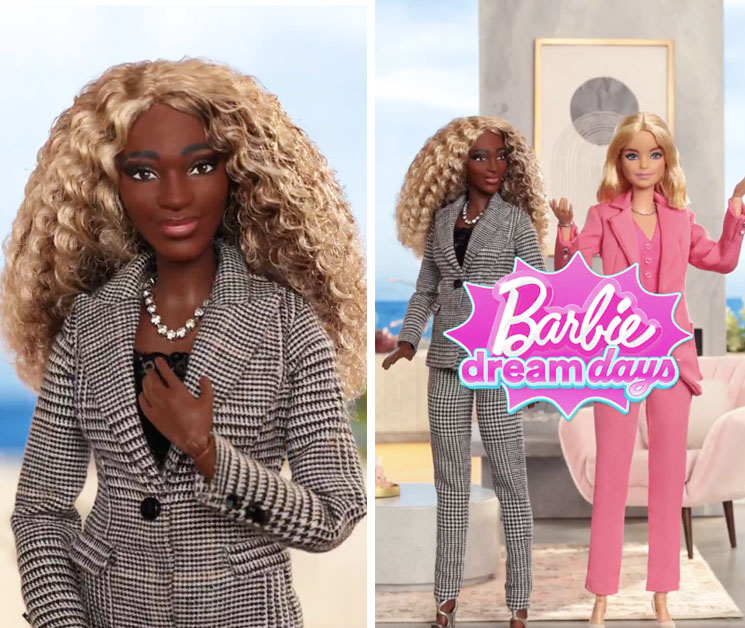 Photo of Serena Williams Barbie doll