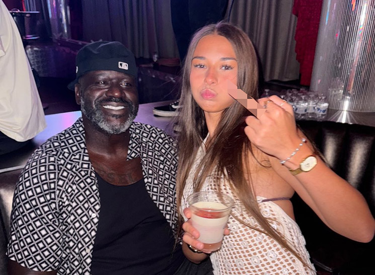 Photo of Shaquille O'Neal, Sophie Rain