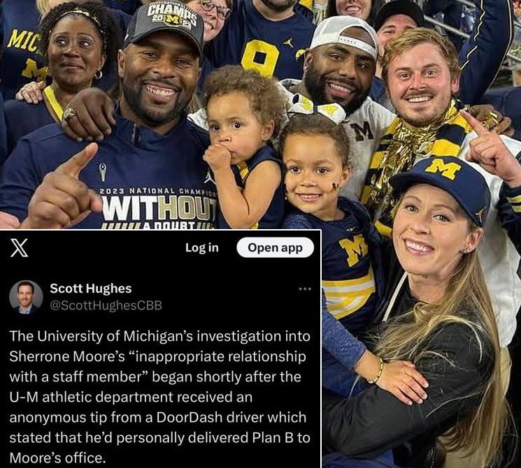 Photo of Sherrone Moore, Kelli Moore