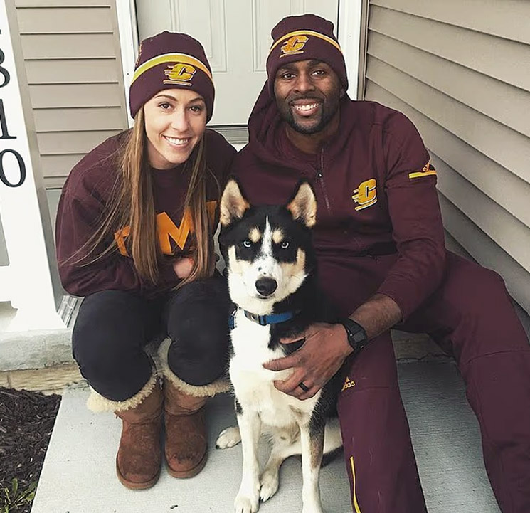 Photo Kelli Moore, Sherrone Moore