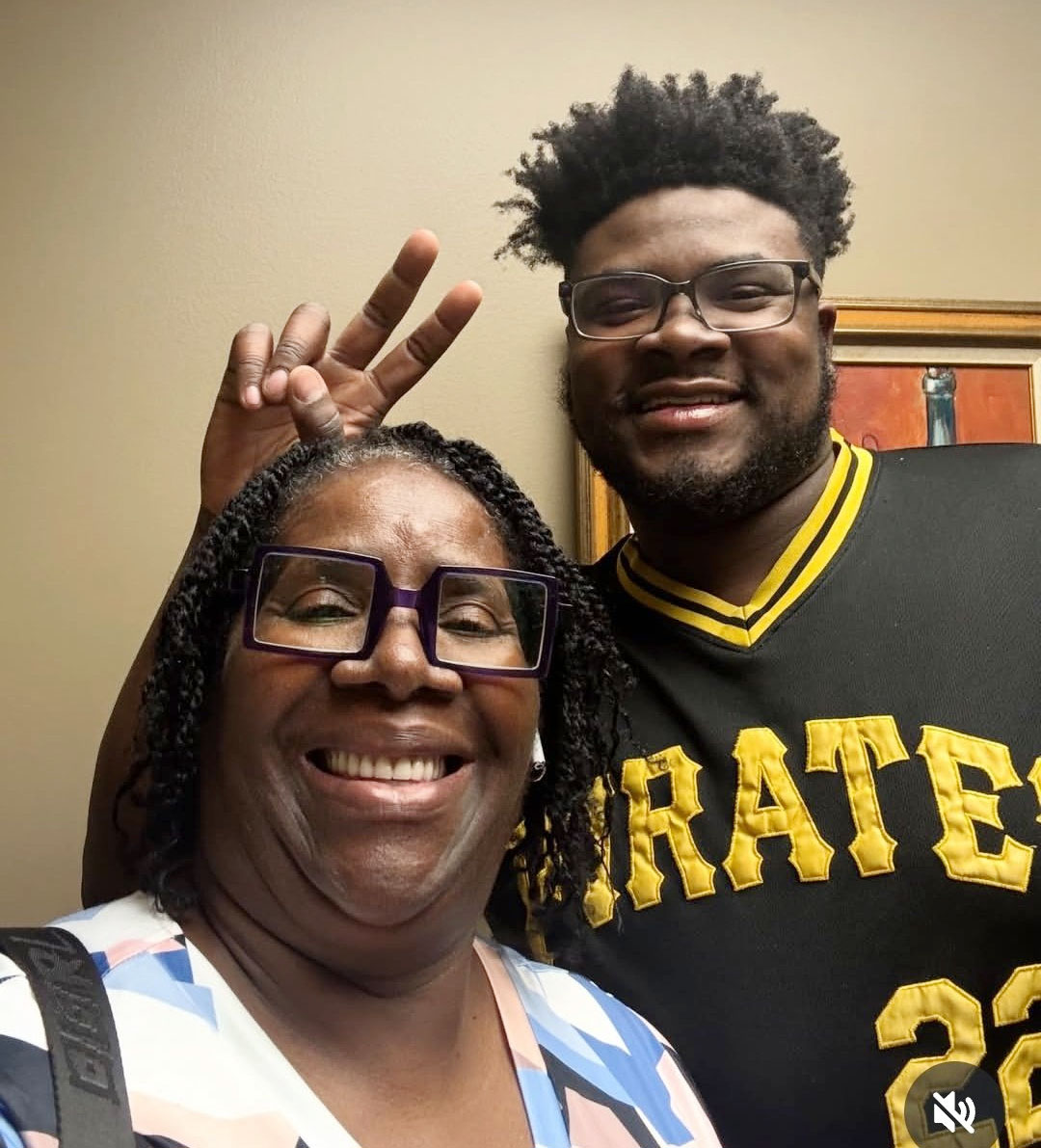 Photo of Sonja and her son Marquay Collins