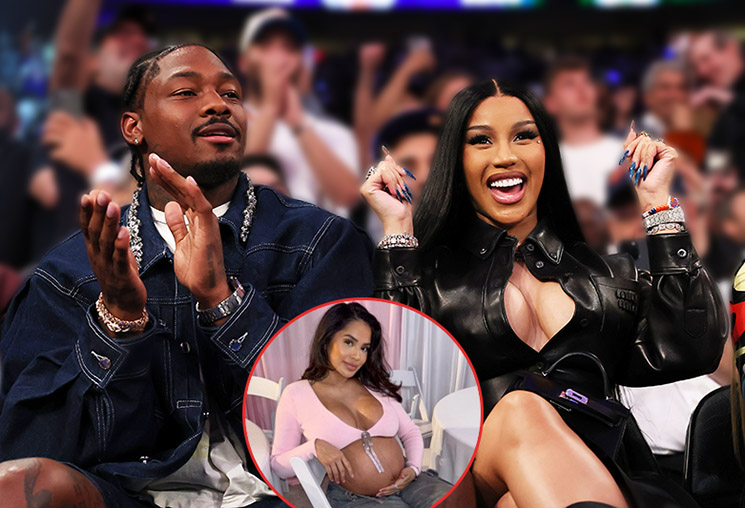 Photo of Stefon Diggs, Cardi B, GiGi