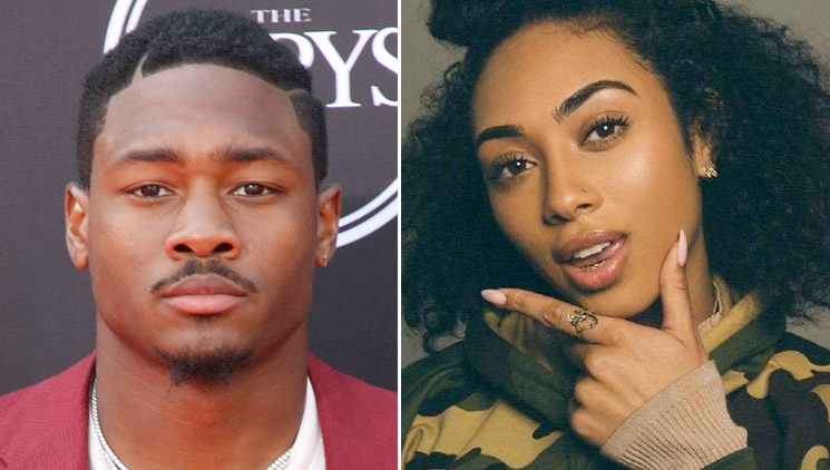 Photo of singer Stefon Diggs, K'yanna Barber