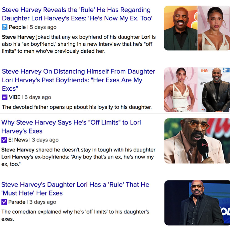 Photo of Steve Harvey headlines