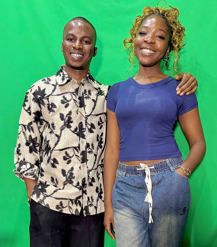 Photo of Tbrass and Ifunanya Nwangene