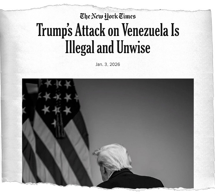 Photo of President Trump in NY Times
