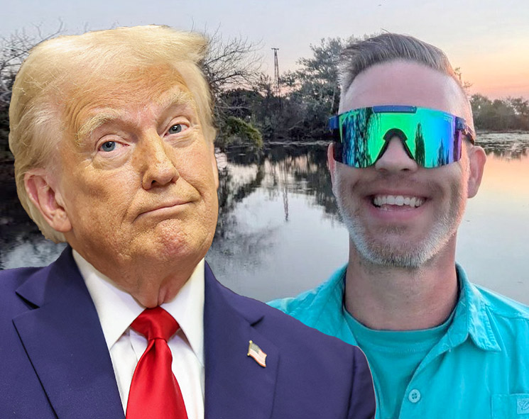 Photo President Trump, TJ Sabula