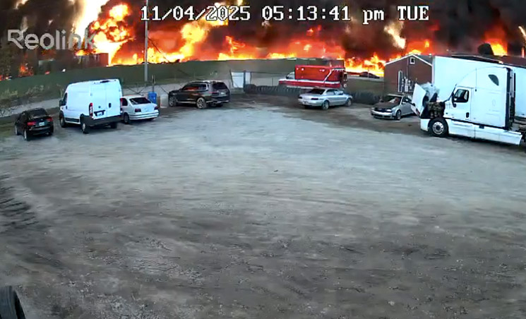 Photo of UPS cargo plane crashing on takeoff