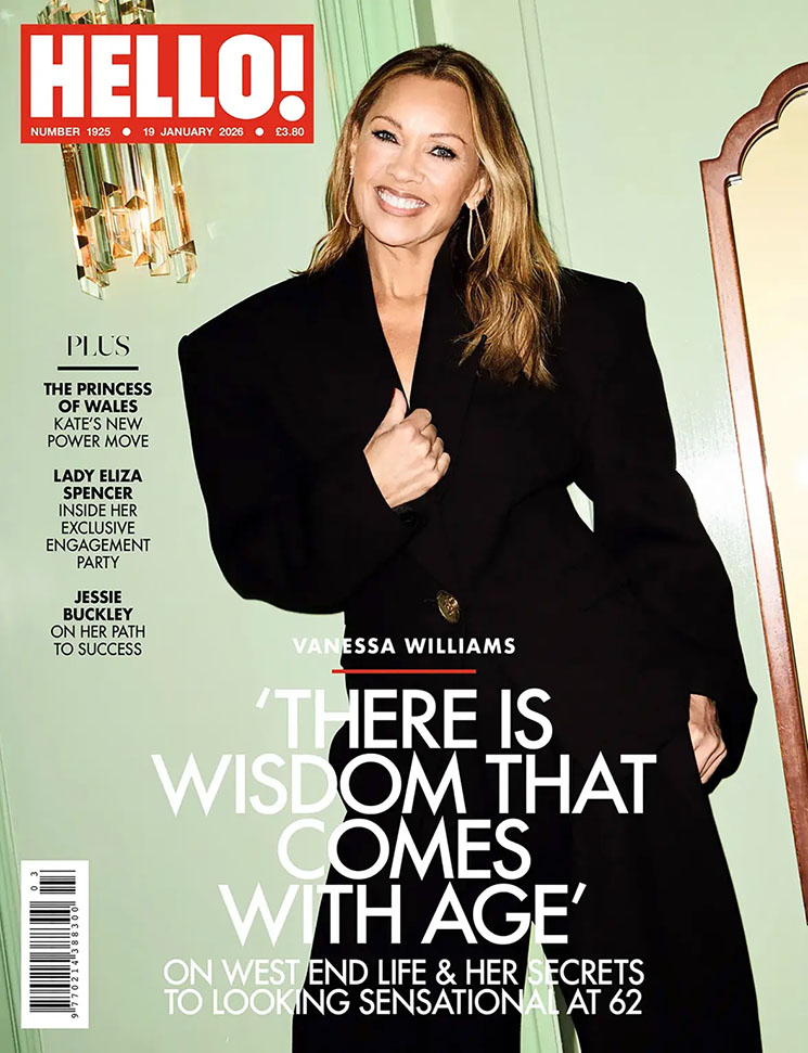 Photo of Vanessa Williams on cover of Hello! magazine