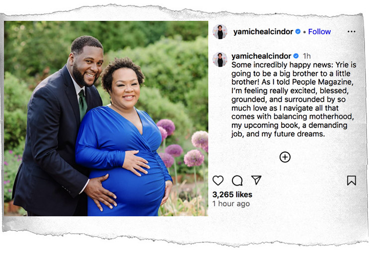 Photo of Nate Cline, Yamiche Alcindor