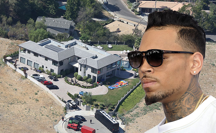 Photo of Chris Brown mansion