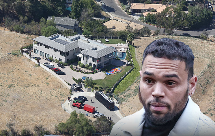 Photo of Chris Brown's mansion