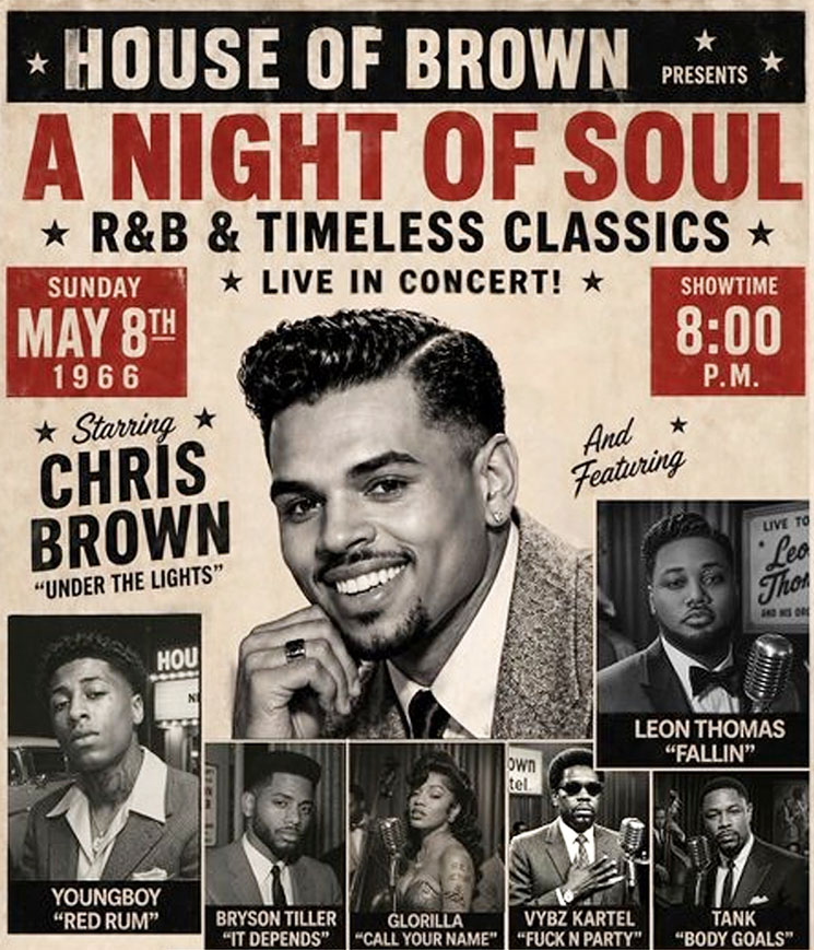 Photo of Chris Brown album lineup