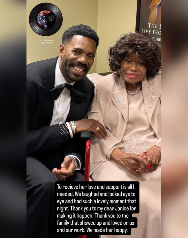 Photo of Colman Domingo and Katherine Jackson