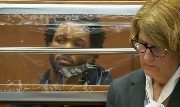 Photo of D4vd in court