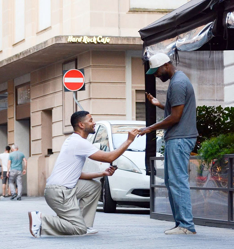 Photo of Jussie Smollett and Jabari Redd