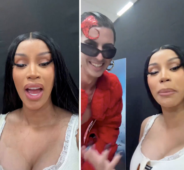 Photo of Cardi B and Superfan Kelly