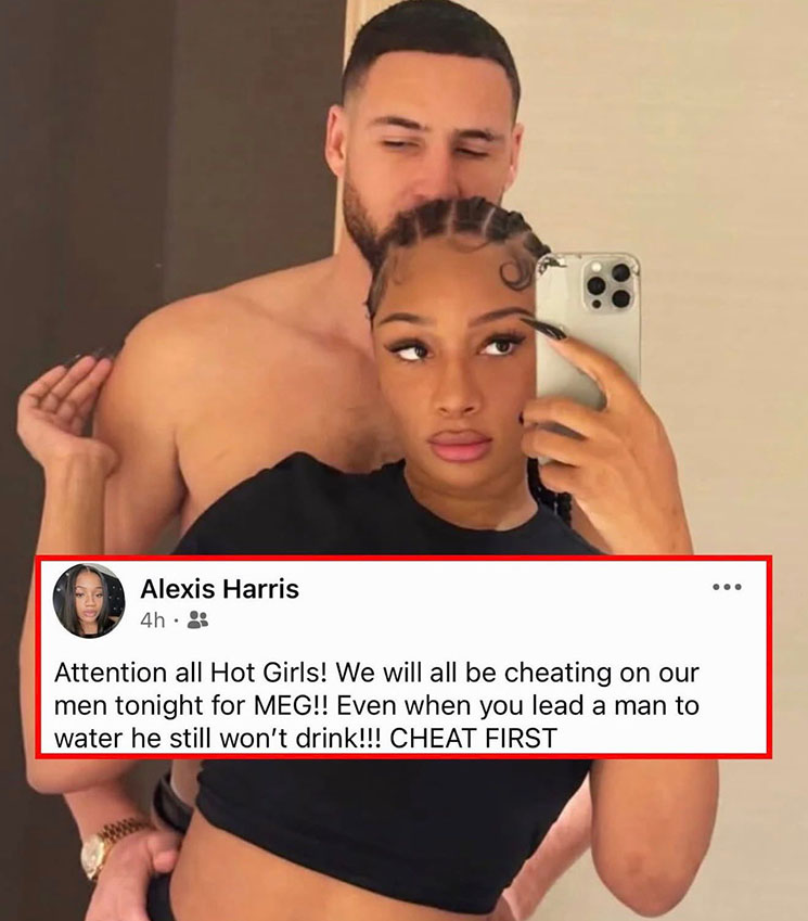 Photo of Klsy Thompson, Megan Thee Stallion