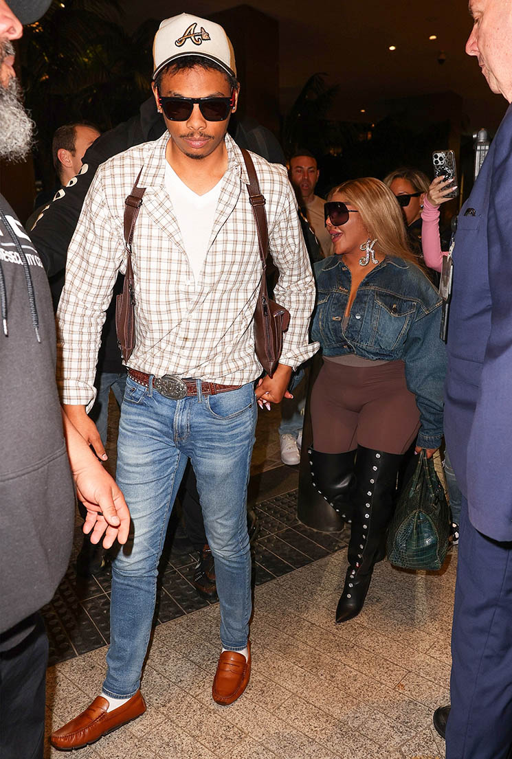 Photo of Lil Kim and Tayy Brown