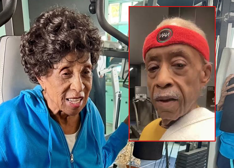 Photo of Marla Gibbs, Rev. Al Sharpton