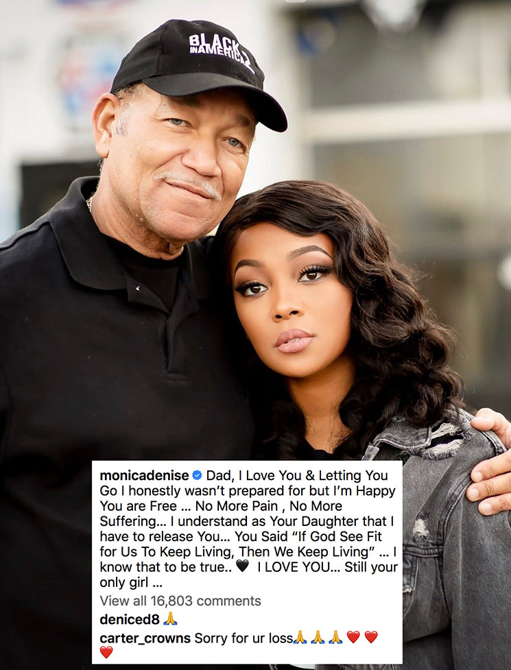 Photo of Monica and her dad MC