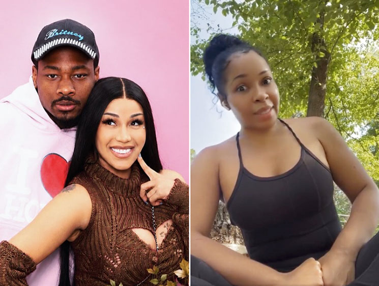Photo of Stefon Diggs, Cardi B, Jamila Adams