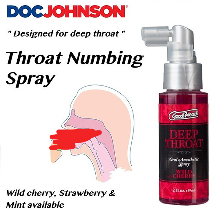 Photo of throat numbing spray